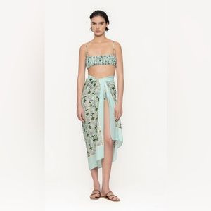 Agua Bendita Maranon & Eneldo Bikini Top & Bottom (Top: Small / Bottom: Medium)